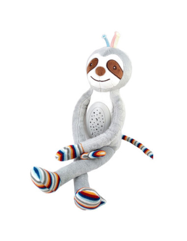 WOOPIEBABY Interaktywna Przytulanka Projektor 2w1 Usypiacz Lemur