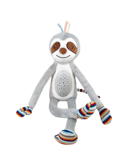 WOOPIEBABY Interaktywna Przytulanka Projektor 2w1 Usypiacz Lemur