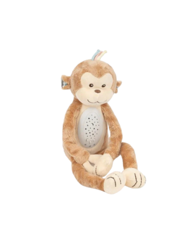 WOOPIEBABY Interaktywna Przytulanka Projektor 2w1 Usypiacz Małpka