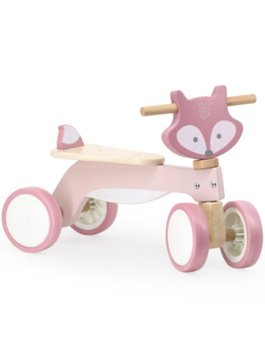 VIGA PolarB Drewniany Jeździk Lisek Miękkie Koła