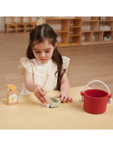 Viga Drewniany Zestaw "Mały Sprzątacz" PolarB