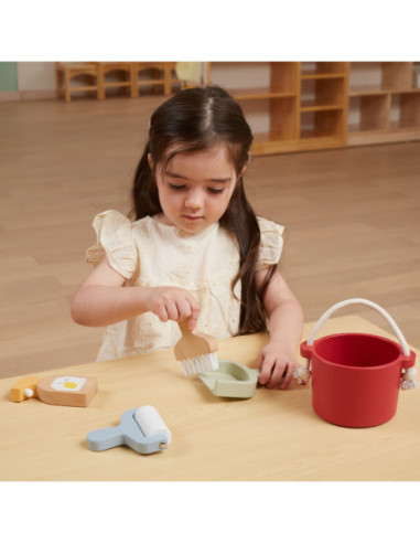 Viga Drewniany Zestaw "Mały Sprzątacz" PolarB