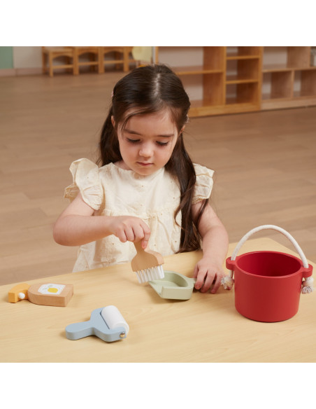 Viga Drewniany Zestaw "Mały Sprzątacz" PolarB