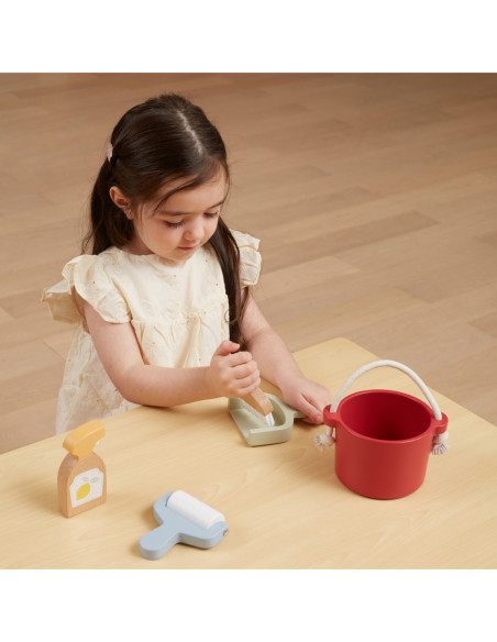 Viga Drewniany Zestaw "Mały Sprzątacz" PolarB