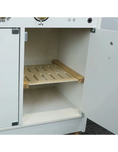 TOOKY TOY Duża Drewniana Multifunkcyjna Kuchnia Nowoczesna Akcesoria