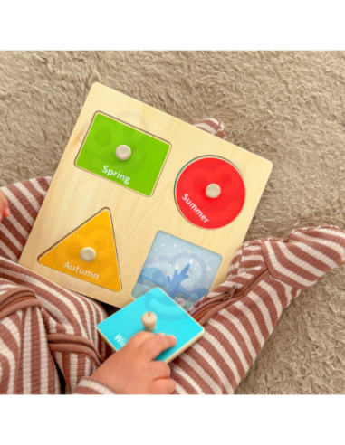 TOOKY TOY Box Pudełko XXL Montessori Edukacyjne 7w1 Sensoryczne 13-15 Mies