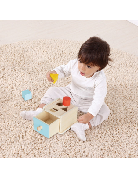 TOOKY TOY Box Pudełko XXL Montessori Edukacyjne 7w1 Sensoryczne 13-15 Mies