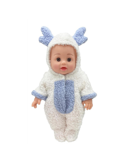 WOOPIE ROYAL Lalka Bobas w Ubranku Reniferek + Akcesoria 28cm