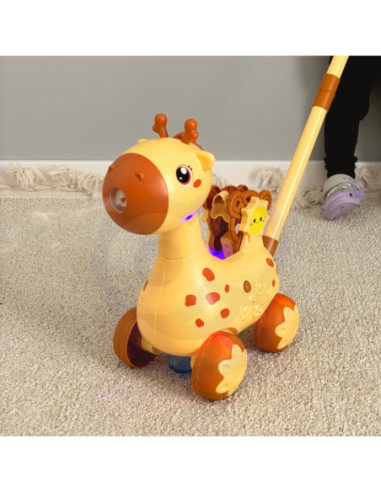 WOOPIE Pchacz Jelonek 2w1 Maszyna do Robienia Baniek Mydlanych dla Dzieci