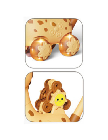 WOOPIE Pchacz Jelonek 2w1 Maszyna do Robienia Baniek Mydlanych dla Dzieci