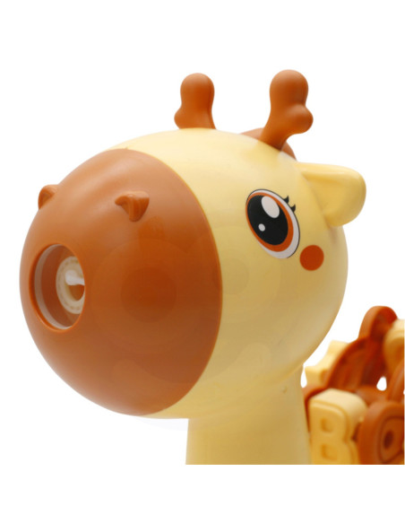 WOOPIE Pchacz Jelonek 2w1 Maszyna do Robienia Baniek Mydlanych dla Dzieci