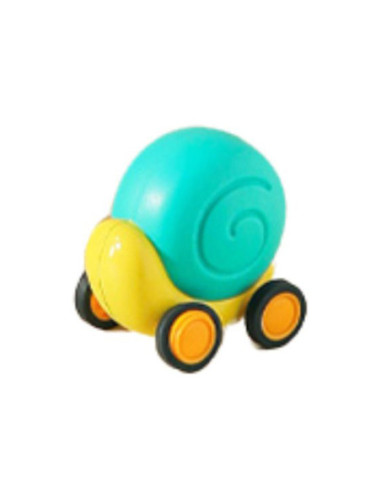 WOOPIE Ślimak do Ciągnięcia 4w1 Cymbałki Zębatki Sensoryczne Wyrzutnia + Małe Autko