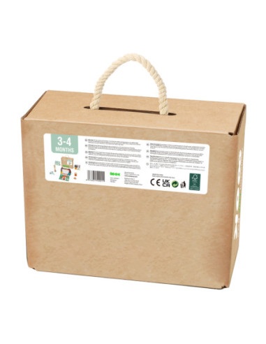 TOOKY TOY Box Pudełko XXL Montessori Edukacyjne 6w1 Sensoryczne 3-4 Mies