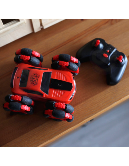 WOOPIE Zdalnie Sterowane Auto RC Akrobata Rotacja 360 z Pilotem 2