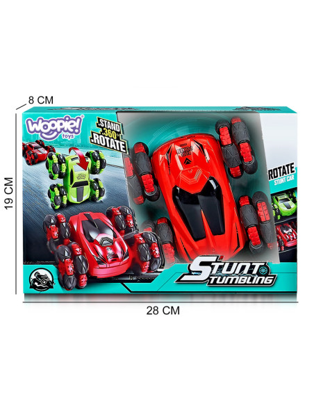 WOOPIE Zdalnie Sterowane Auto RC Akrobata Rotacja 360 z Pilotem 2