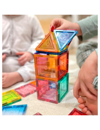 WOOPIE Magnetyczne Klocki Konstrukcyjne Montessori 3D