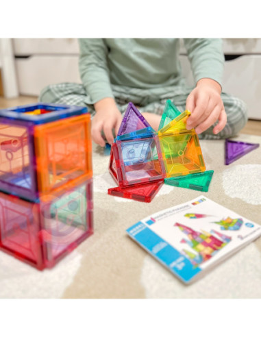 WOOPIE Magnetyczne Klocki Konstrukcyjne Montessori 3D