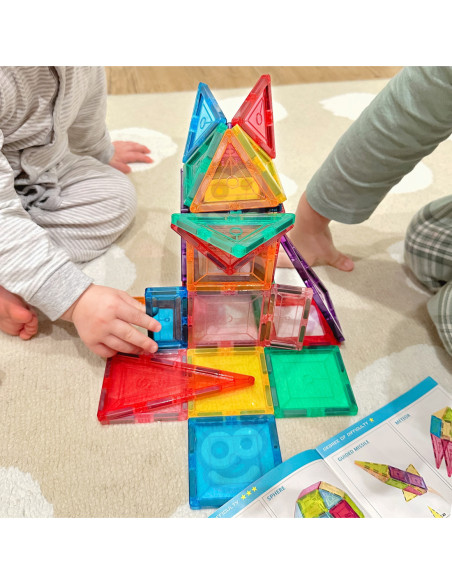 WOOPIE Magnetyczne Klocki Konstrukcyjne Montessori 3D