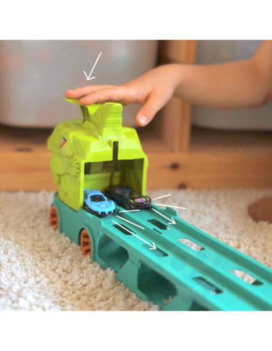 WOOPIE Zabawkowa Ciężarówka Dinozaur Tor dla Samochodzików