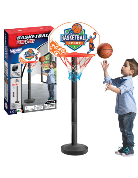 WOOPIE Zestaw Do Koszykówki Piłka Gra Zręcznościowa z 93cm