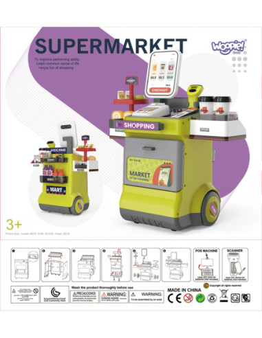 WOOPIE Interaktywny Supermarket dla Dzieci