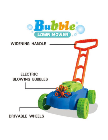 WOOPIE Kosiarka Bańki Mydlane Dźwięki Płyn