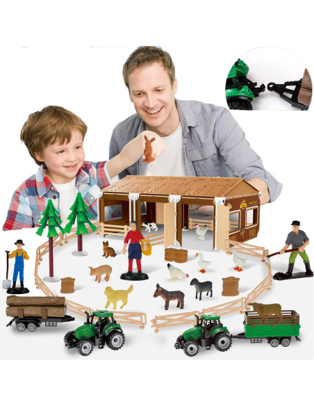 WOOPIE Zestaw Mały Farmer XL Figurki Gospodsrstwo