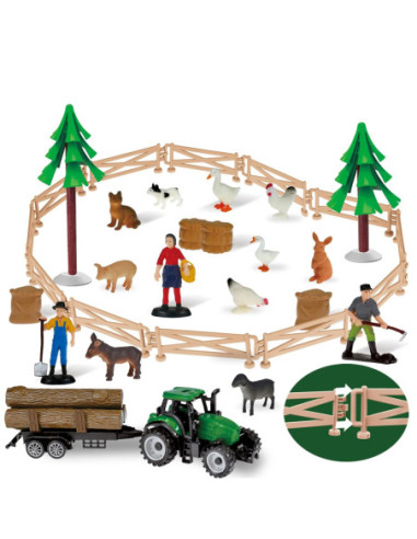 WOOPIE Zestaw Mały Farmer XL Figurki Gospodsrstwo