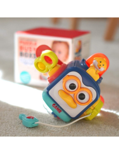 WOOPIE Pudełko Interaktywne Pingwin 6w1 Montessori