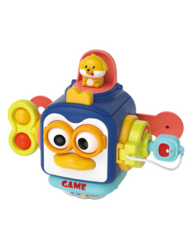 WOOPIE Pudełko Interaktywne Pingwin 6w1 Montessori