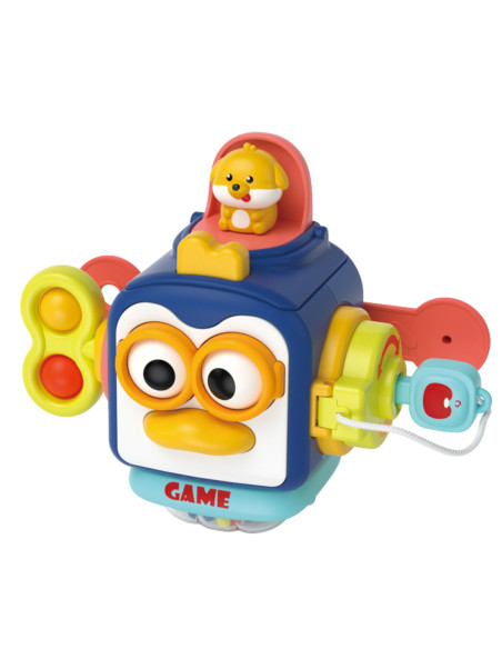 WOOPIE Pudełko Interaktywne Pingwin 6w1 Montessori