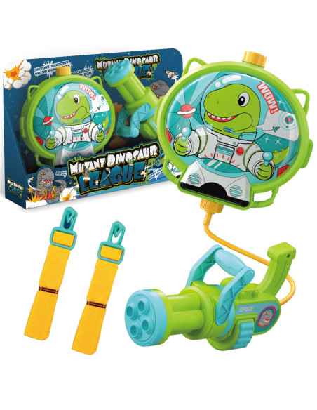WOOPIE Pistolet na Wodę z Plecakiem Dino