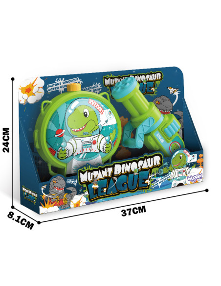 WOOPIE Pistolet na Wodę z Plecakiem Dino