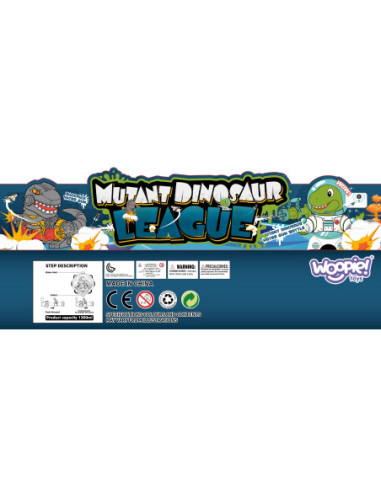 WOOPIE Pistolet na Wodę z Plecakiem Dino