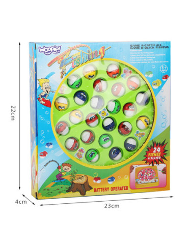 WOOPIE Łowienie Ryb Wędkowanie Gra Zręcznościowa 4 os.