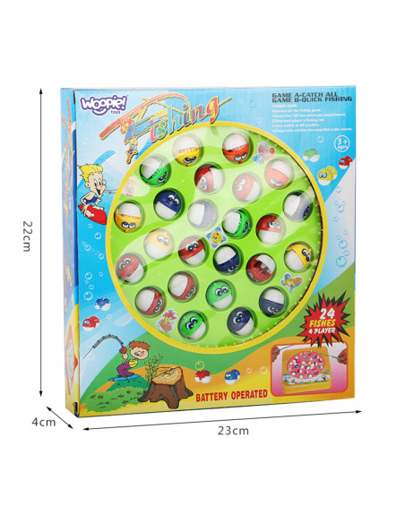 WOOPIE Łowienie Ryb Wędkowanie Gra Zręcznościowa 4 os.