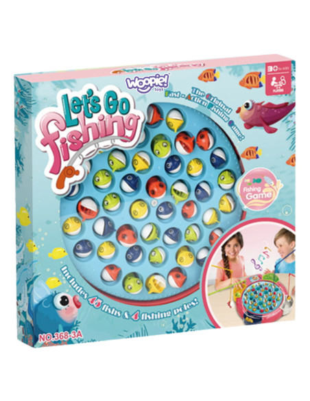 WOOPIE Łowienie Ryb Wędkowanie Gra Zręcznościowa 4 os.