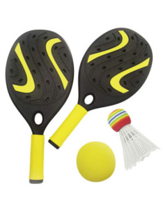 WOOPIE Rakieta z Piłką Piankową i Lotką- Zestaw Plażowo Ogrodowy 2