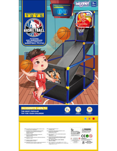 WOOPIE Stanowisko do Gry w Koszykówkę Basketball