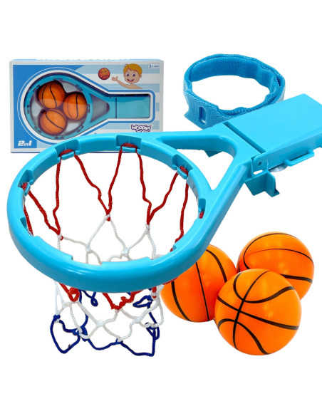 WOOPIE Zabawka Wodna do Kąpieli Koszykówka + Zestaw Piłeczek 2w1