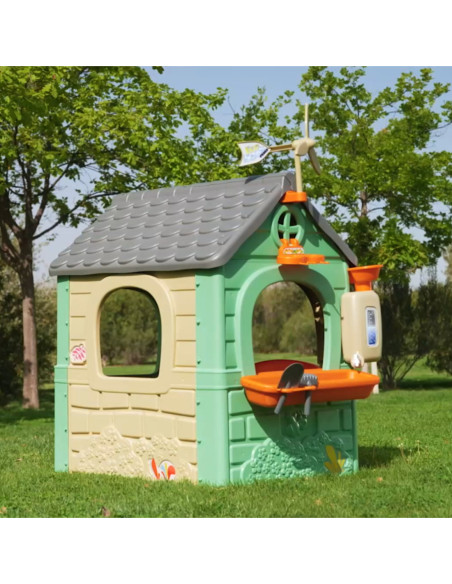 FEBER Domek ogrodowy Recycle Eco Segregacja Odpadów Zielona Energia