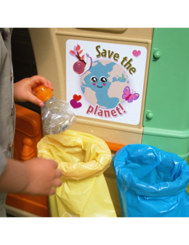 FEBER Domek ogrodowy Recycle Eco Segregacja Odpadów Zielona Energia