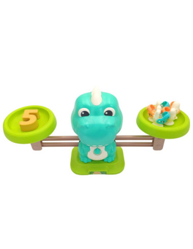 WOOPIE Waga Szalkowa Równoważnia Gra Łowienie Dinozaurów Rybek Nauka Liczydło