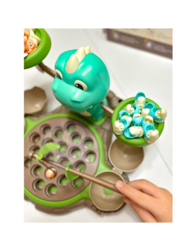 WOOPIE Waga Szalkowa Gra Łowienie Małych Prehistorycznych Dinozaurów Nauka Liczydło