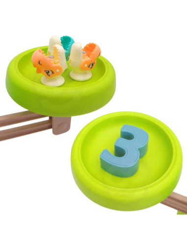 WOOPIE Waga Szalkowa Gra Łowienie Małych Prehistorycznych Dinozaurów Nauka Liczydło