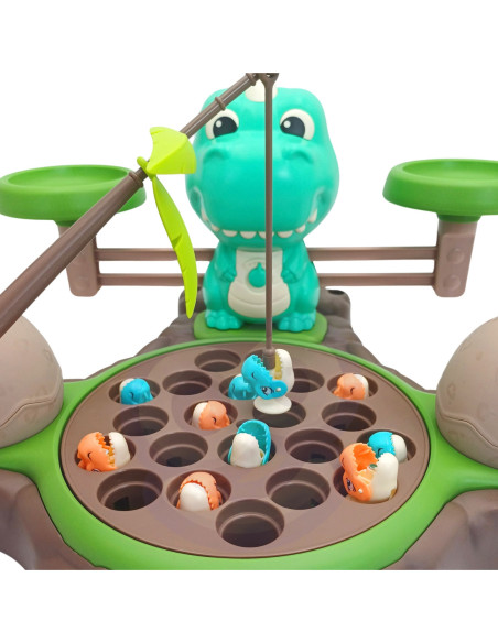 WOOPIE Waga Szalkowa Gra Łowienie Małych Prehistorycznych Dinozaurów Nauka Liczydło