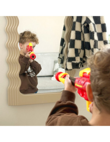 WOOPIE Zestaw Pistolet Karabin Na Piankowe Kulki + Maska Dla Dzieci Wyrzutnia Automatyczna 11 el.