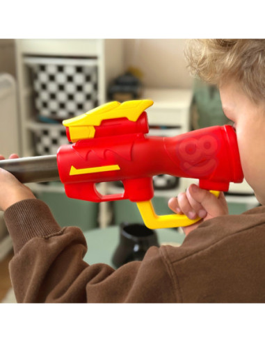 WOOPIE Zestaw Pistolet Karabin Na Piankowe Kulki + Maska Dla Dzieci Wyrzutnia Automatyczna 11 el.