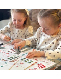 WOOPIE Karty Edukacyjne Fiszki Do Nauki Liczenia 2