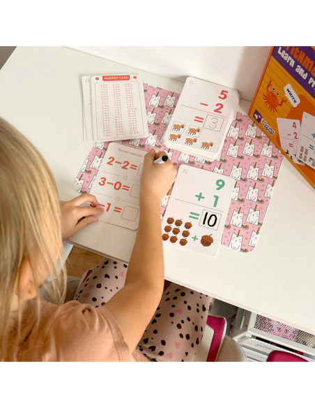 WOOPIE Karty Edukacyjne Fiszki Do Nauki Liczenia